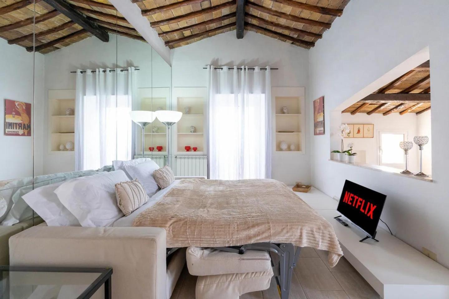 15 Min From Piazza Venezia Skyline Sanctuary In Trastevere Екстериор снимка